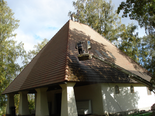 Ruoveden kappelin tiilikaton kunnostus