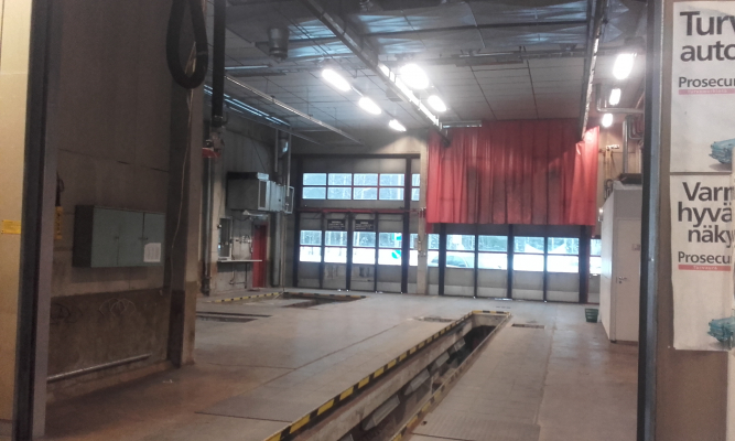 JK-Katsastuksen toimitilat (ennen)