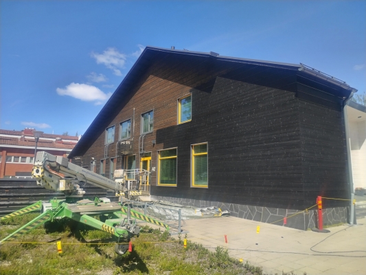 Ruoveden seurakuntakeskus Aatoksen tervausta 2025