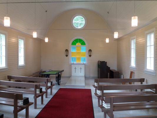 Killinkosken kappelin sisäpuolen kunnostus 2017