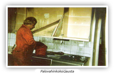 Palovahinkokorjausta