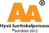 AA Hyvä luottokelpoisuus - Soliditet 2012