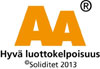 AA Hyvä luottokelpoisuus - Soliditet 2013