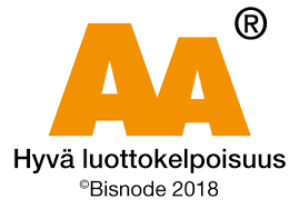 AA Hyvä luottokelpoisuus - Soliditet 2018